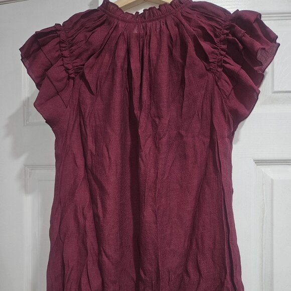 Shot Sleeve Shirts Women Women Lace Up Short Sleeve Top Women Solid Color Casual - Picture 2 of 3